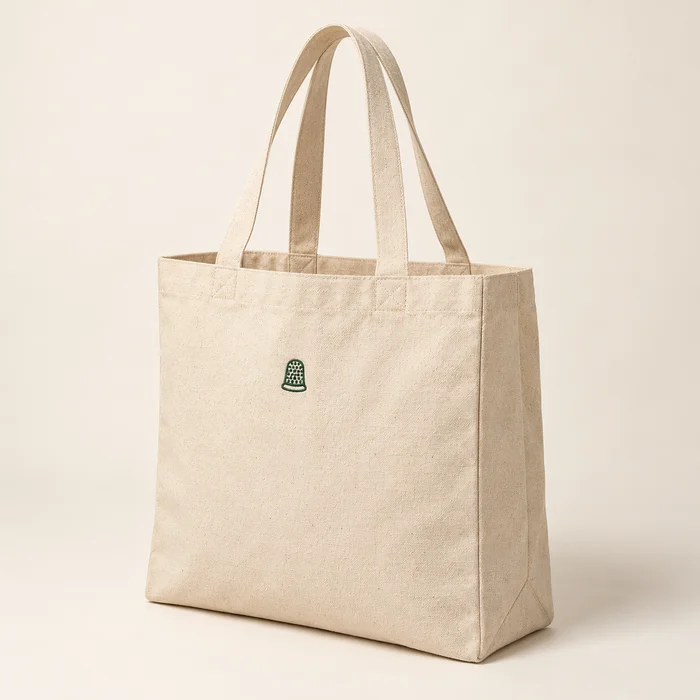 Gusseted eco tote bag