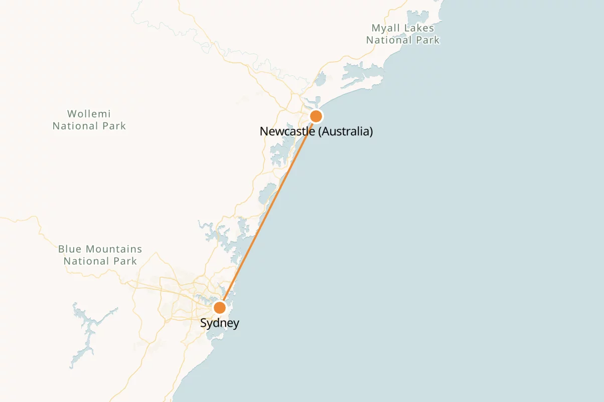 Newcastle to Sydney Train Tickets Schedule Australia Trains