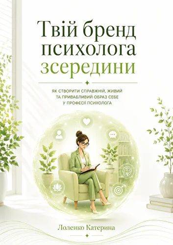 Обложка книги «Твій бренд психолога зсередини»