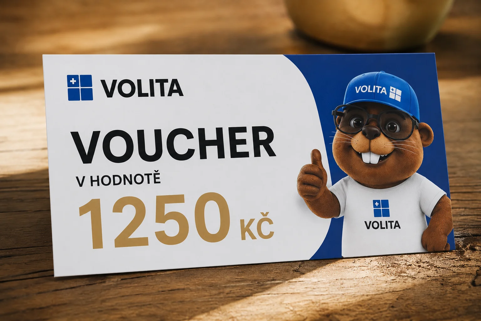Voucher Volita v hodnotě 1 250 Kč