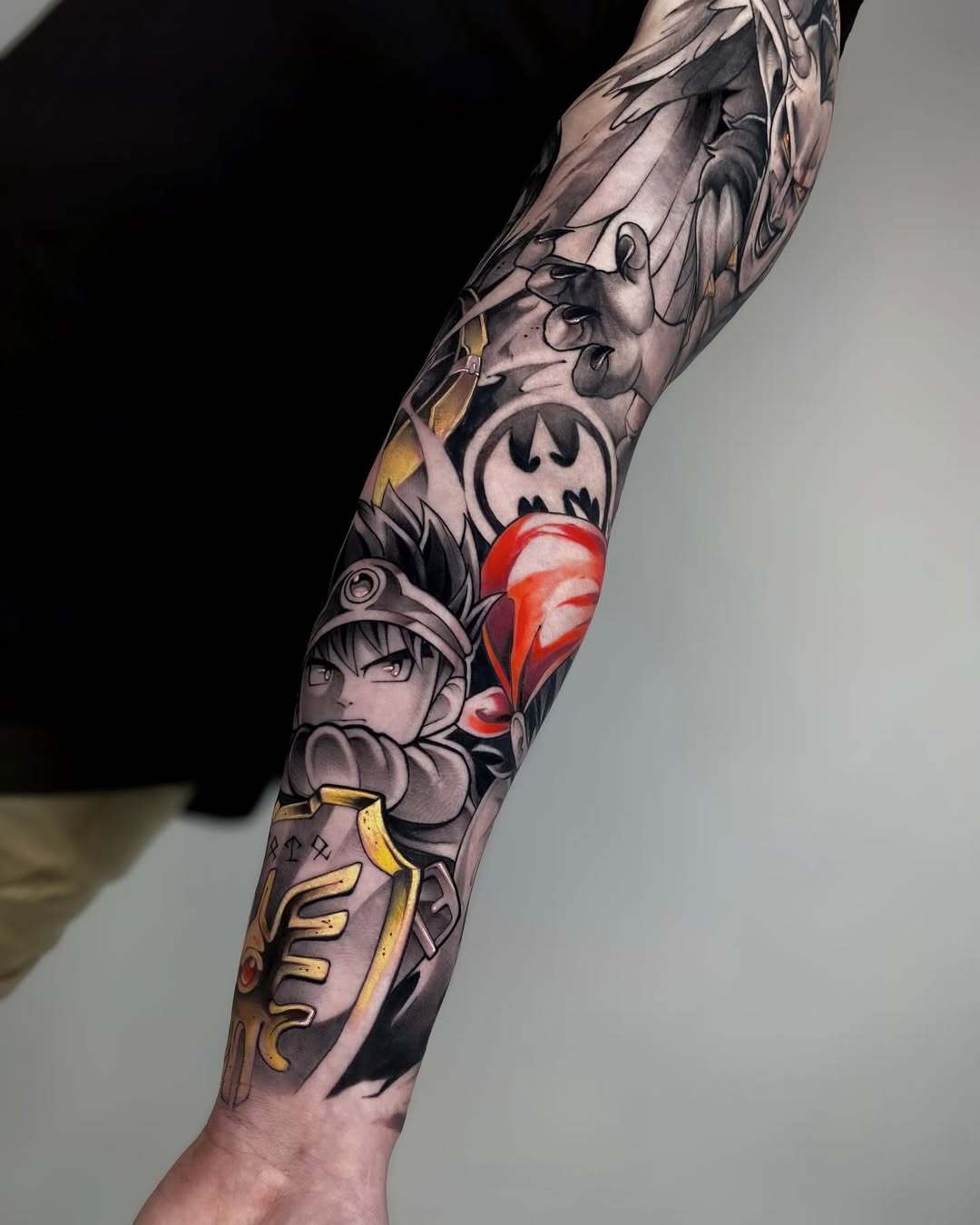 Anime Tattoo von Aline – Arbeit 2