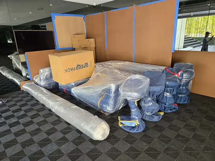 Protected walls and furniture