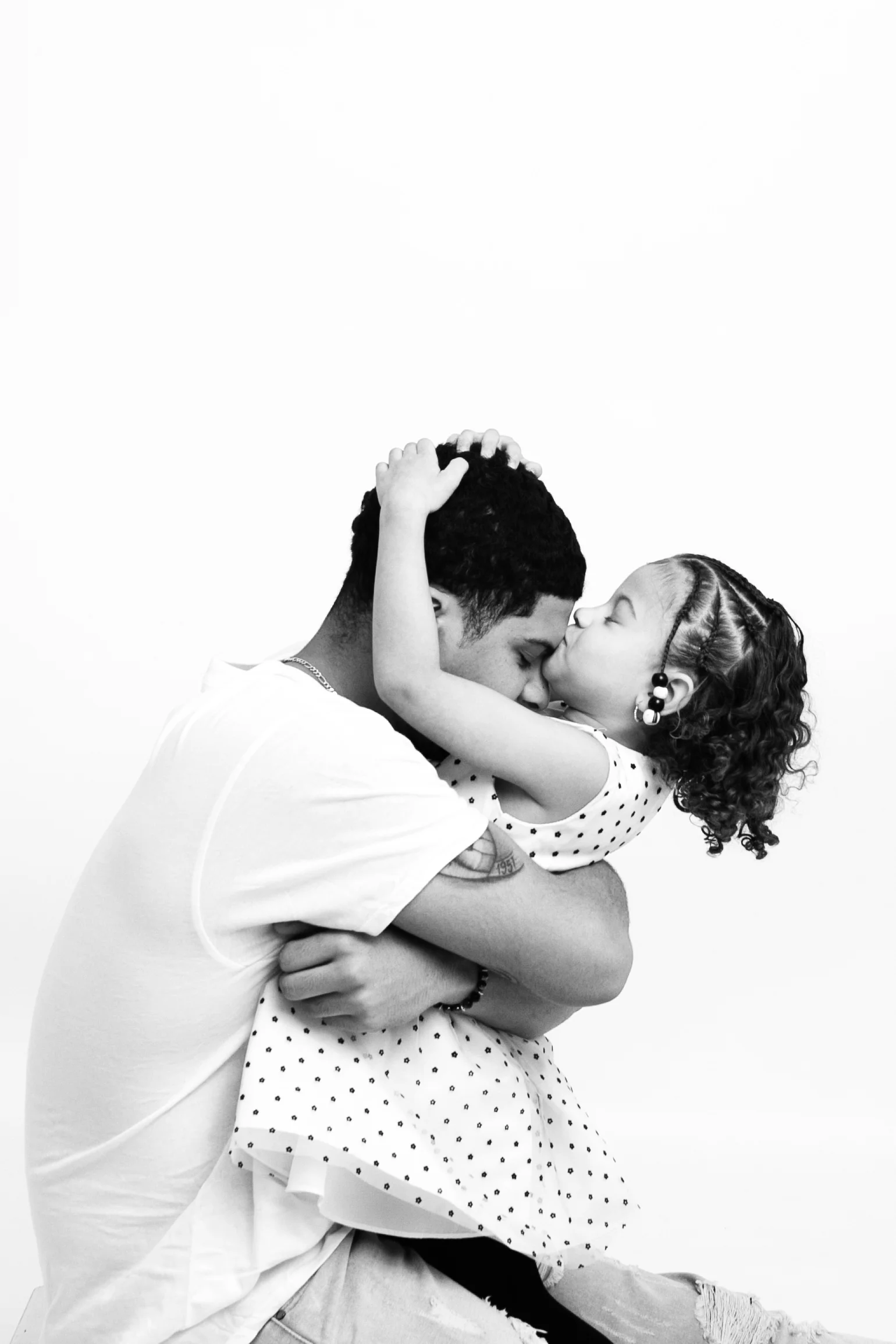Parents and children during a private family photo session in San Francisco