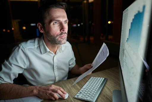 Online trading platform interface