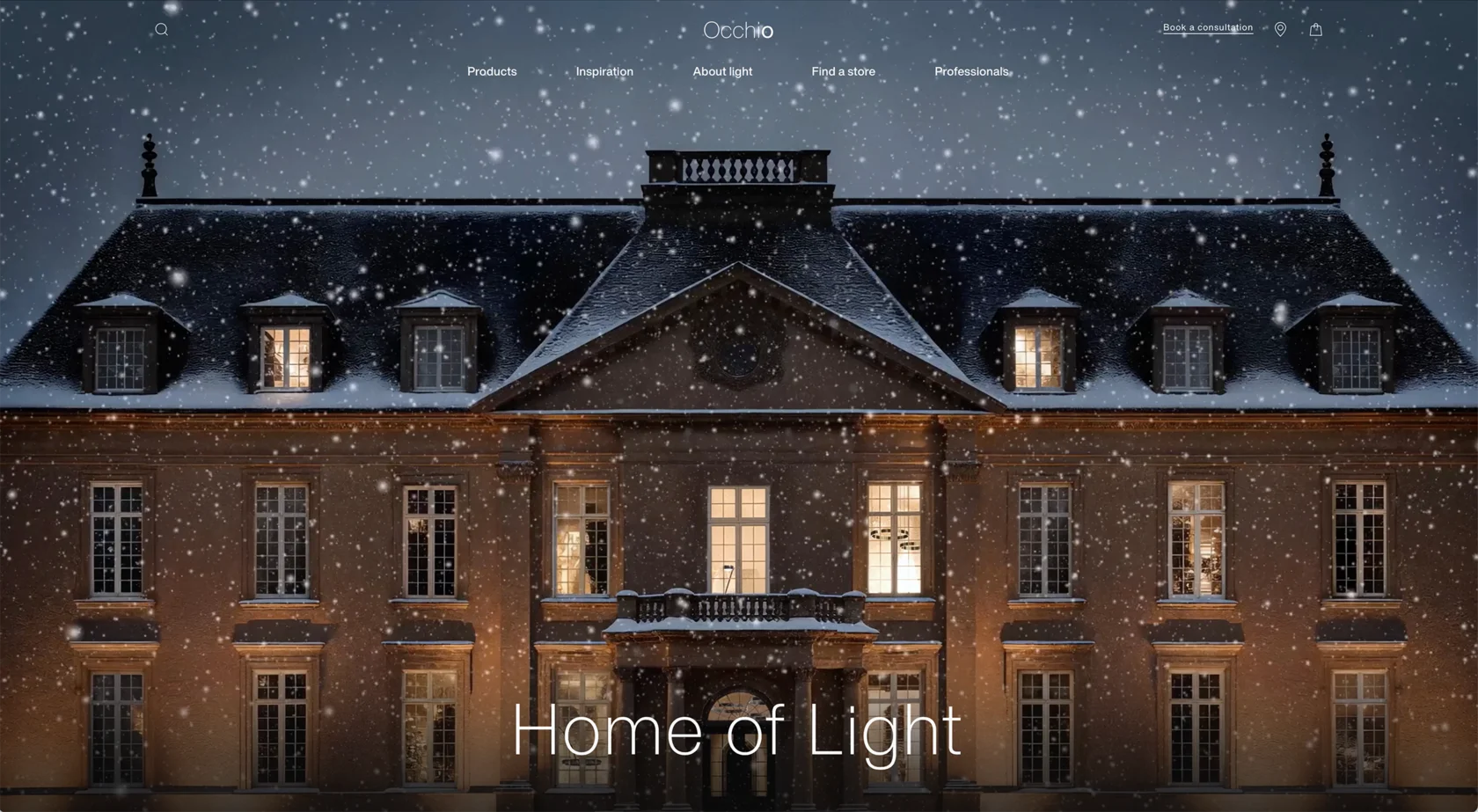 Occhio, Home of Light campaign