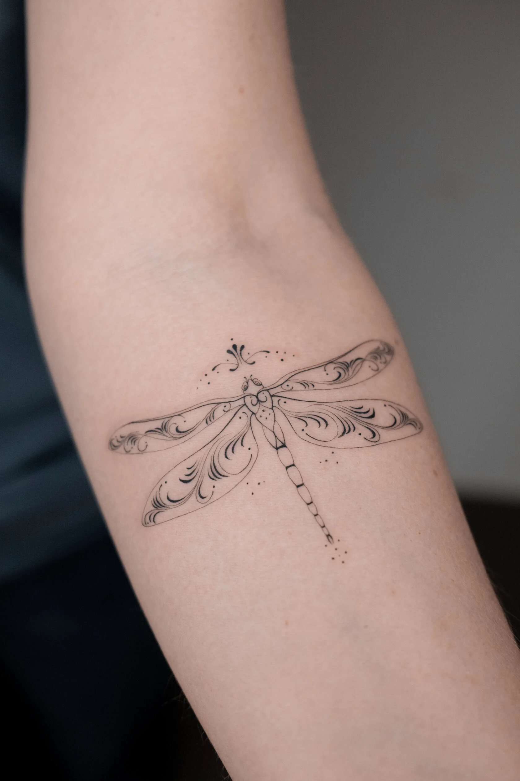 Ornamental Tattoo von Ivanna aus dem Brennnessel Studio in Berlin
