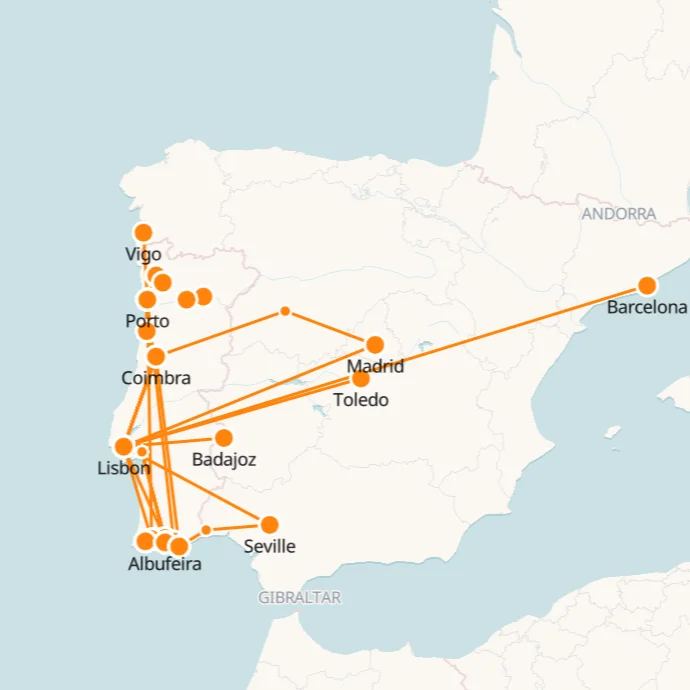 Alfa Pendular High-Speed Trains' Map, Schedule &amp; Tickets