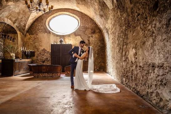 Gardens and historic atmosphere at Hacienda de Chiconcuac