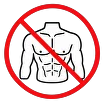 No Shirtless