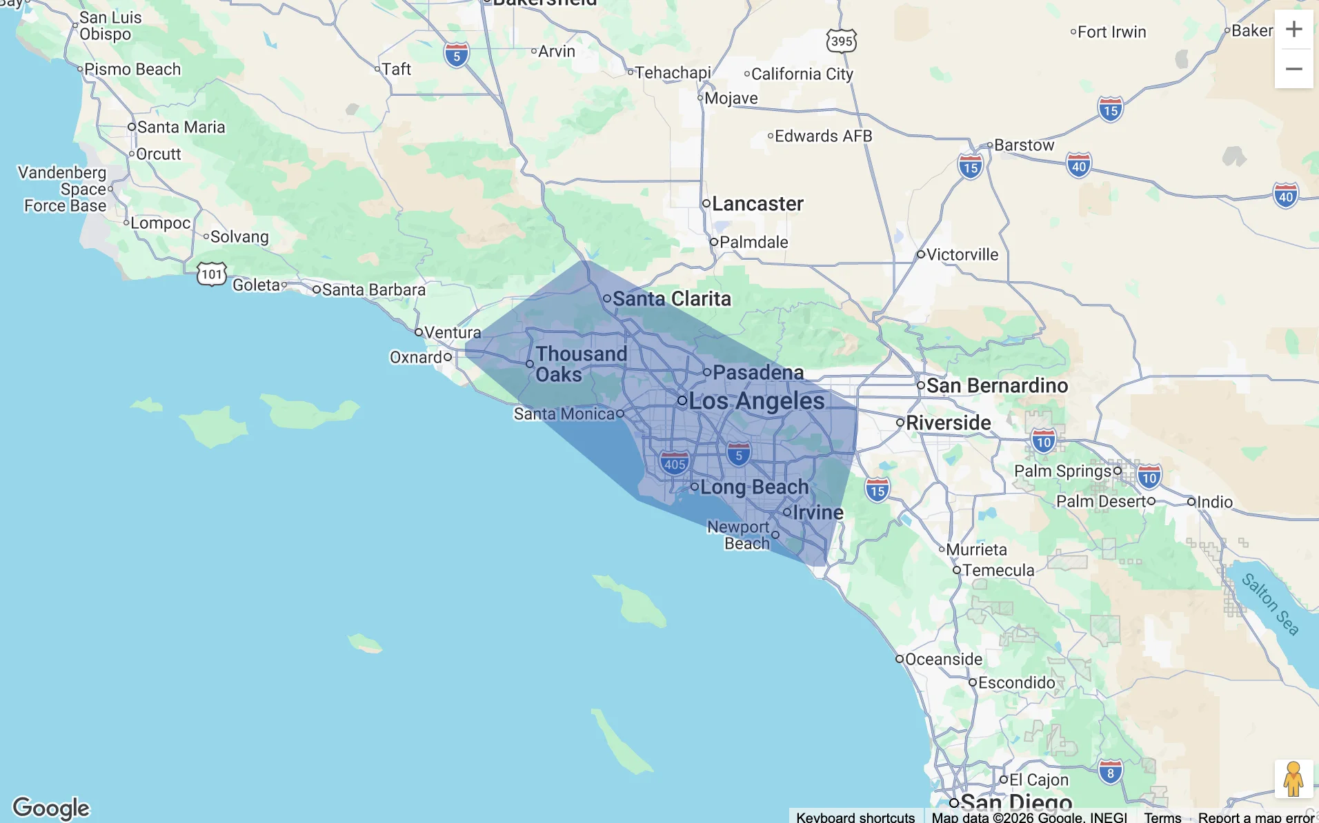 Map for Top Notch Moving location