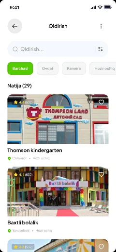 Qidiruv: natija topilmadi holati