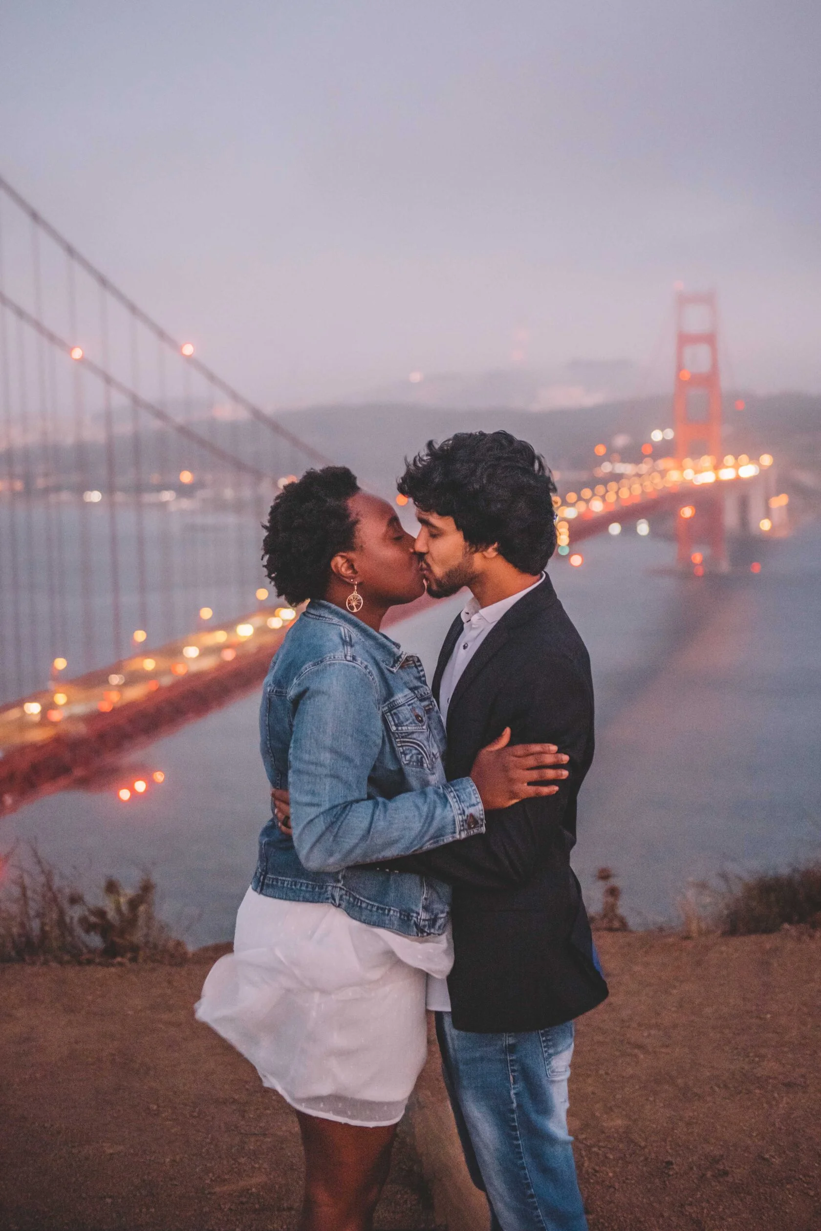 Golden Gate Bridge engagement session
