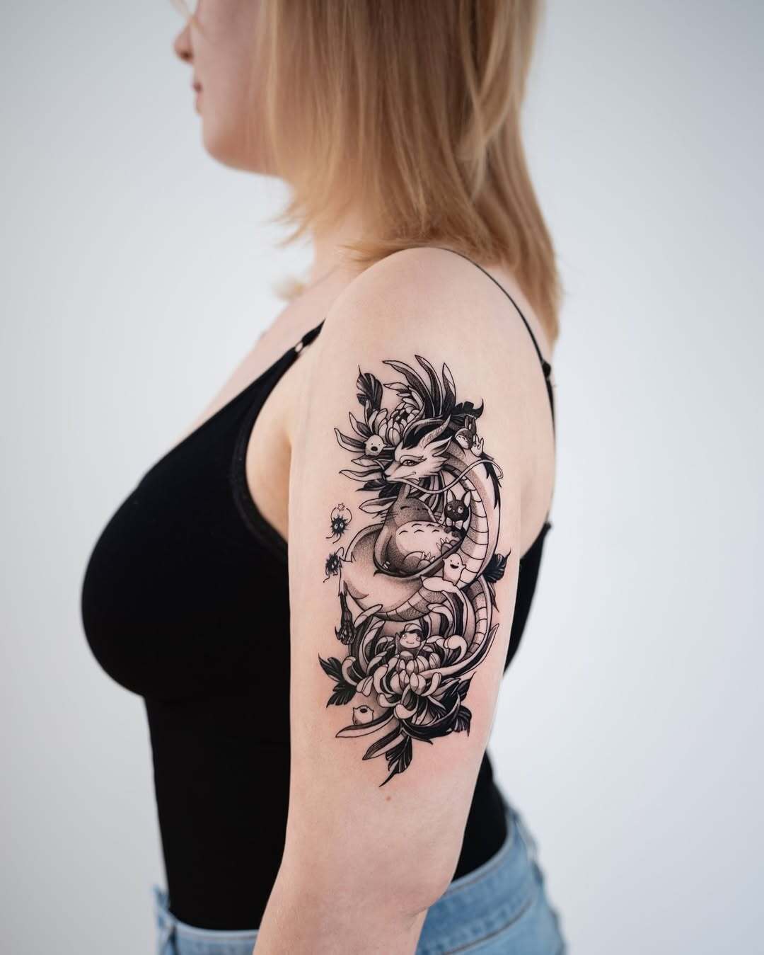 Anime Tattoo von Aline – Arbeit 1