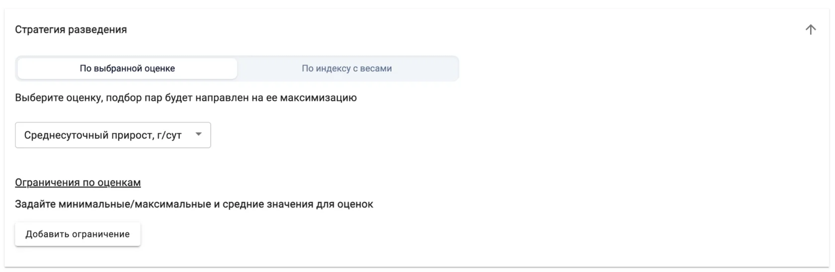 Стратегия разведения