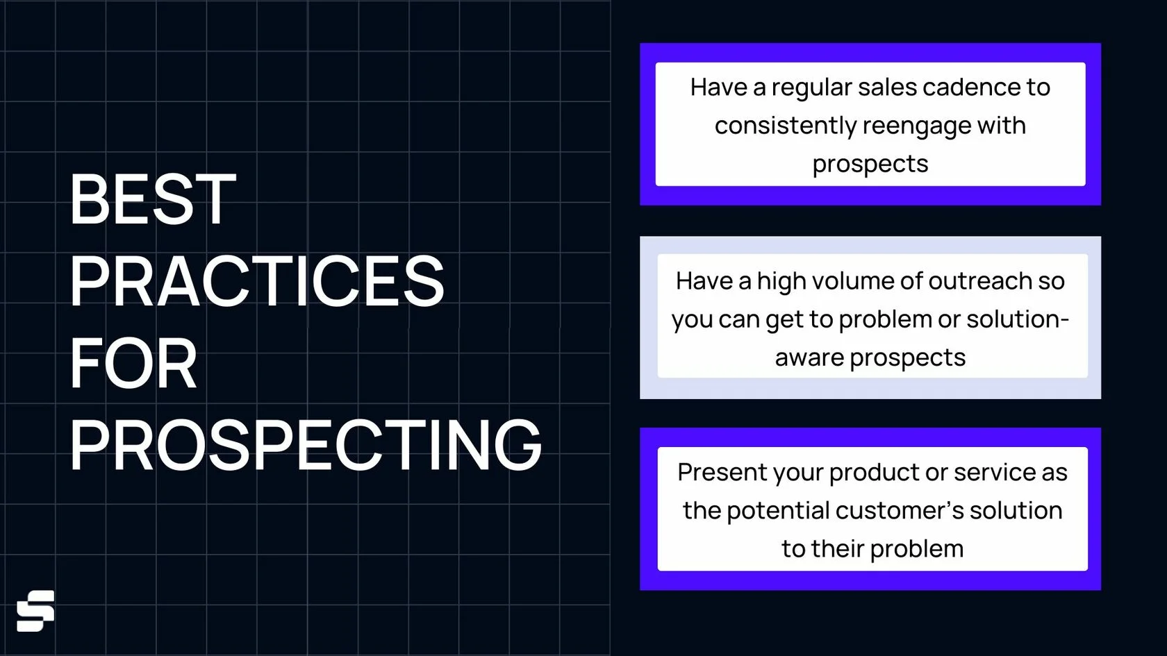 best practices for prospecting