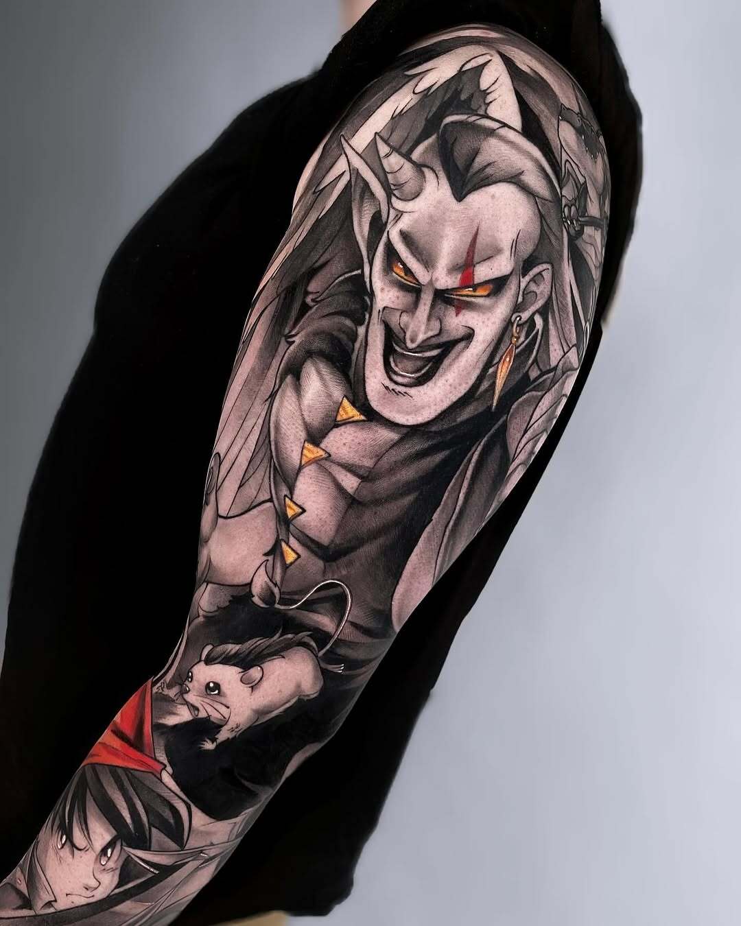 Anime Tattoo von Aline – Arbeit 3