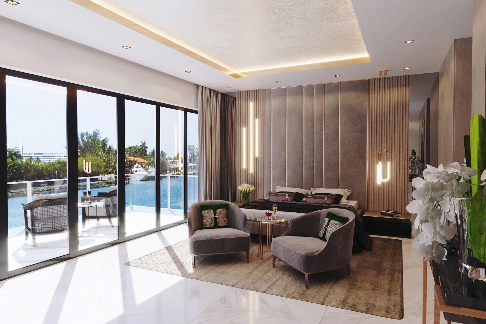 Private residence on the canal in Fort Lauderdale