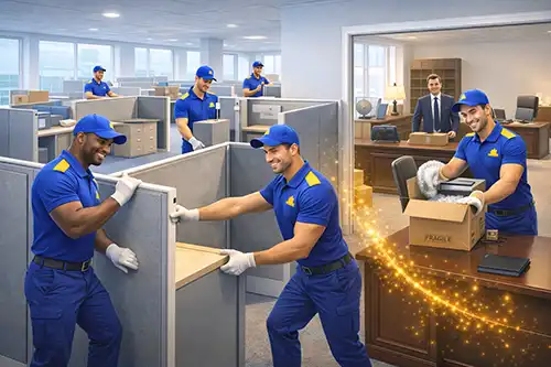 Furniture placement and setup