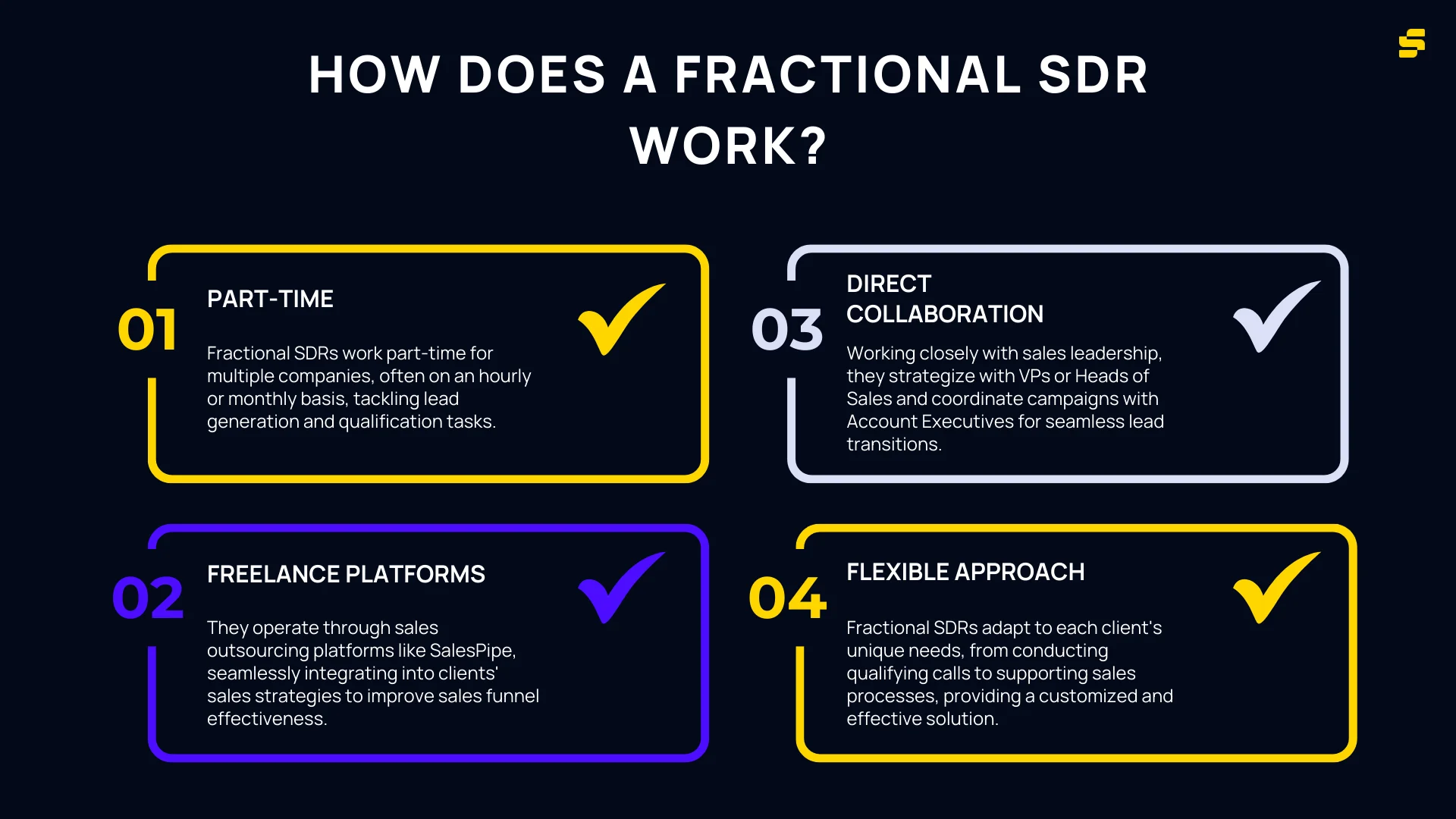 How does a fractional SDR work?