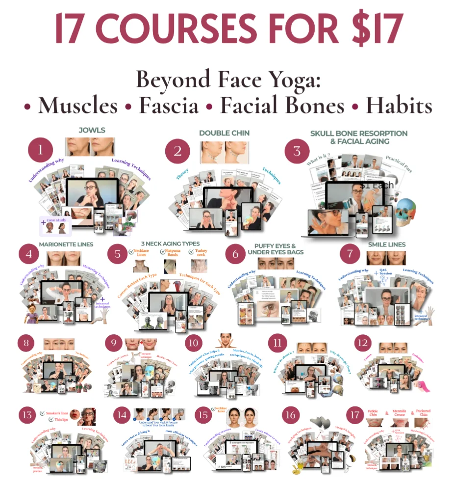 17 VisageFit courses for 17 dollars