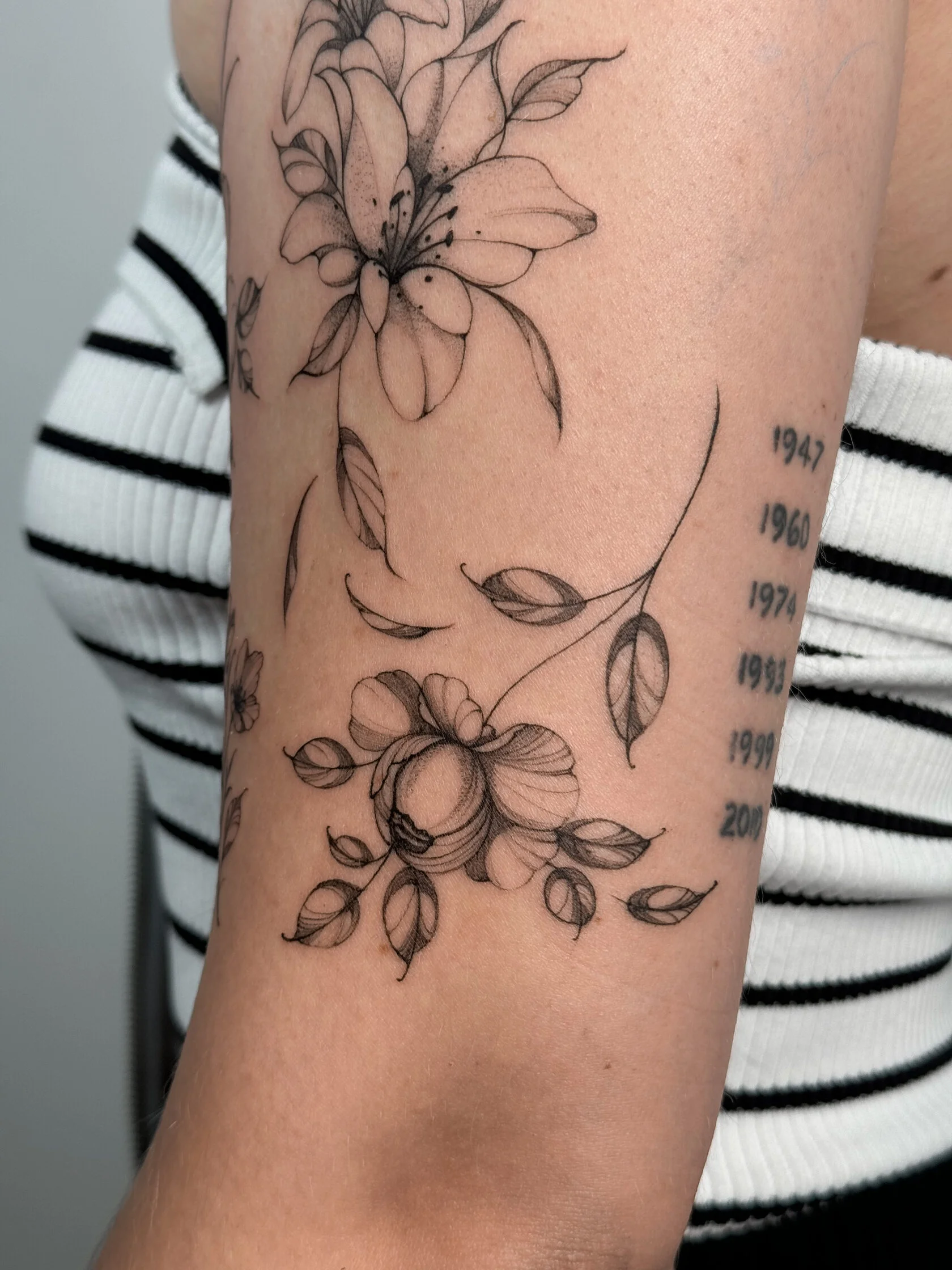 Fine Line Tattoo von Yana – Arbeit 4
