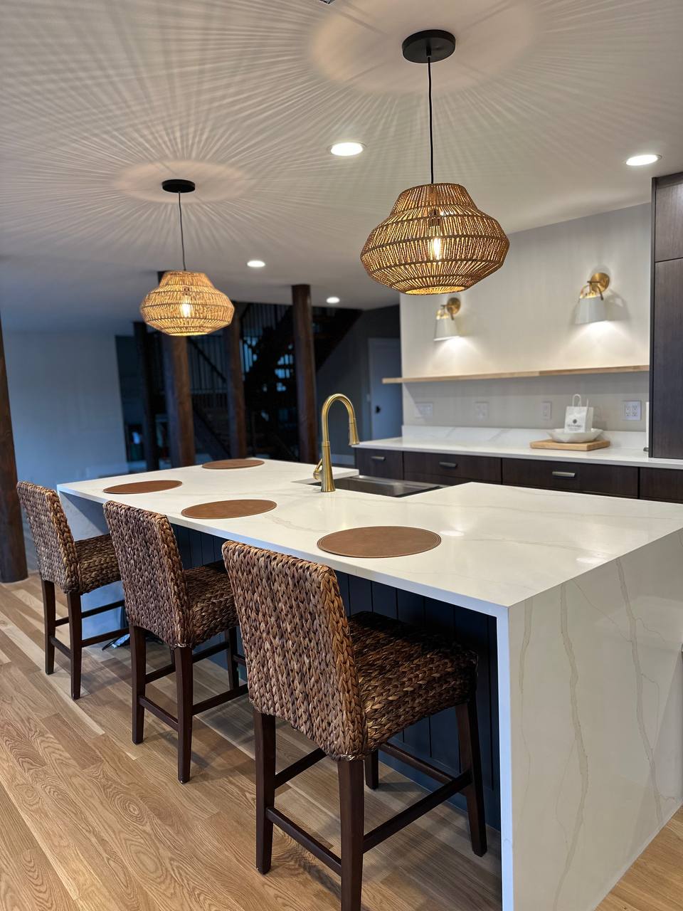 Kitchen remodel by Work Time Service