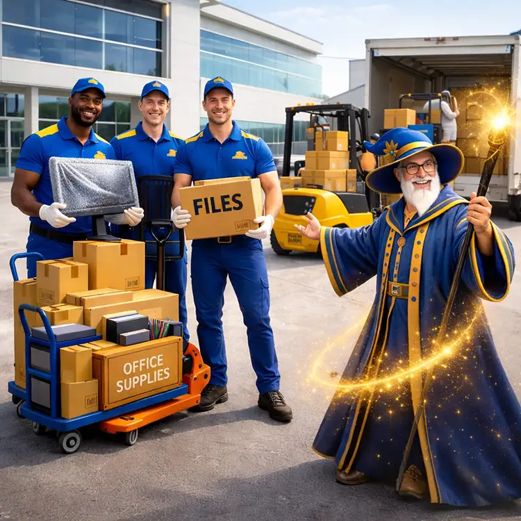 Commercial moving hero image