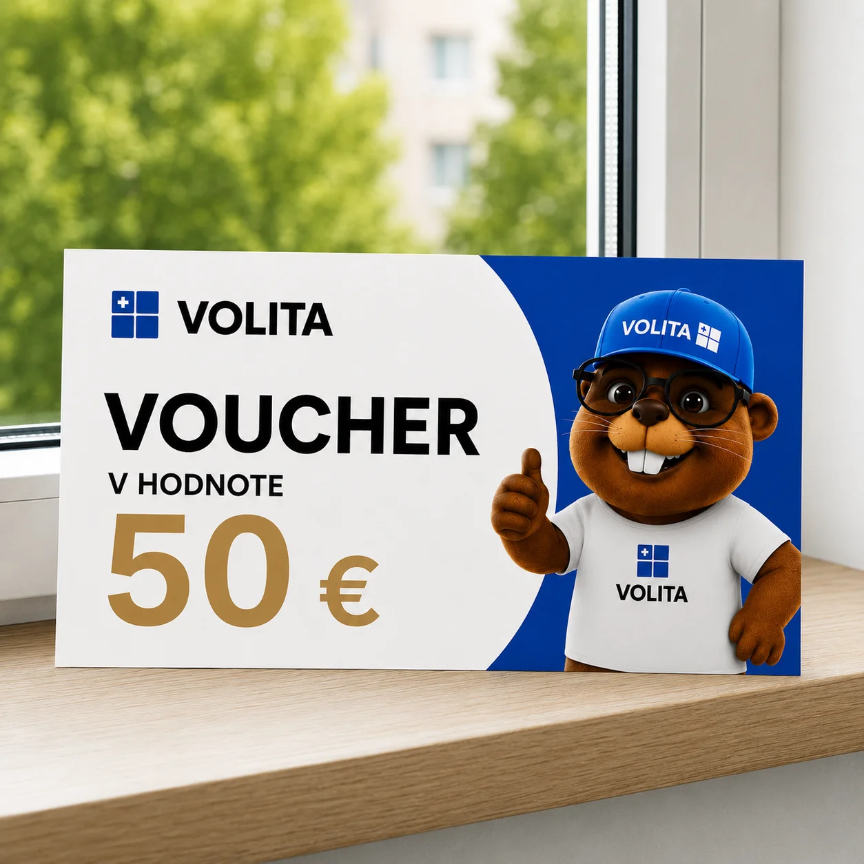 Voucher Volita v hodnote 50 €