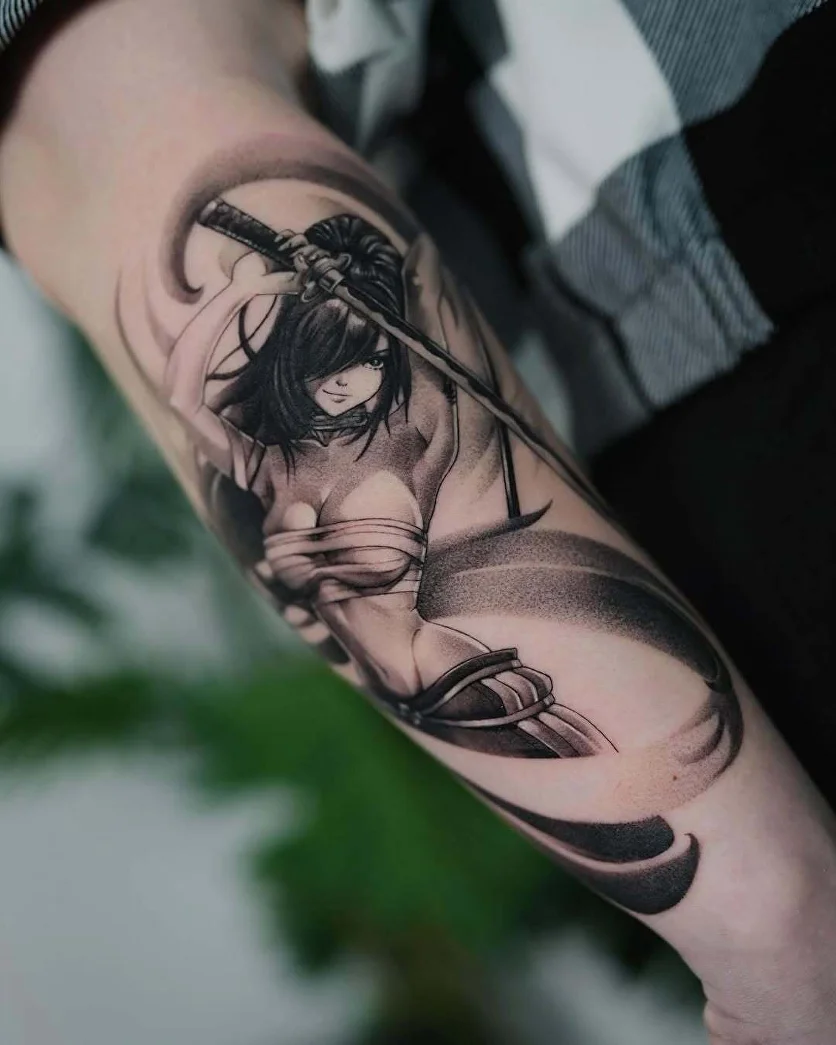 Graphik & Farbe Tattoo von Maria – Arbeit 5
