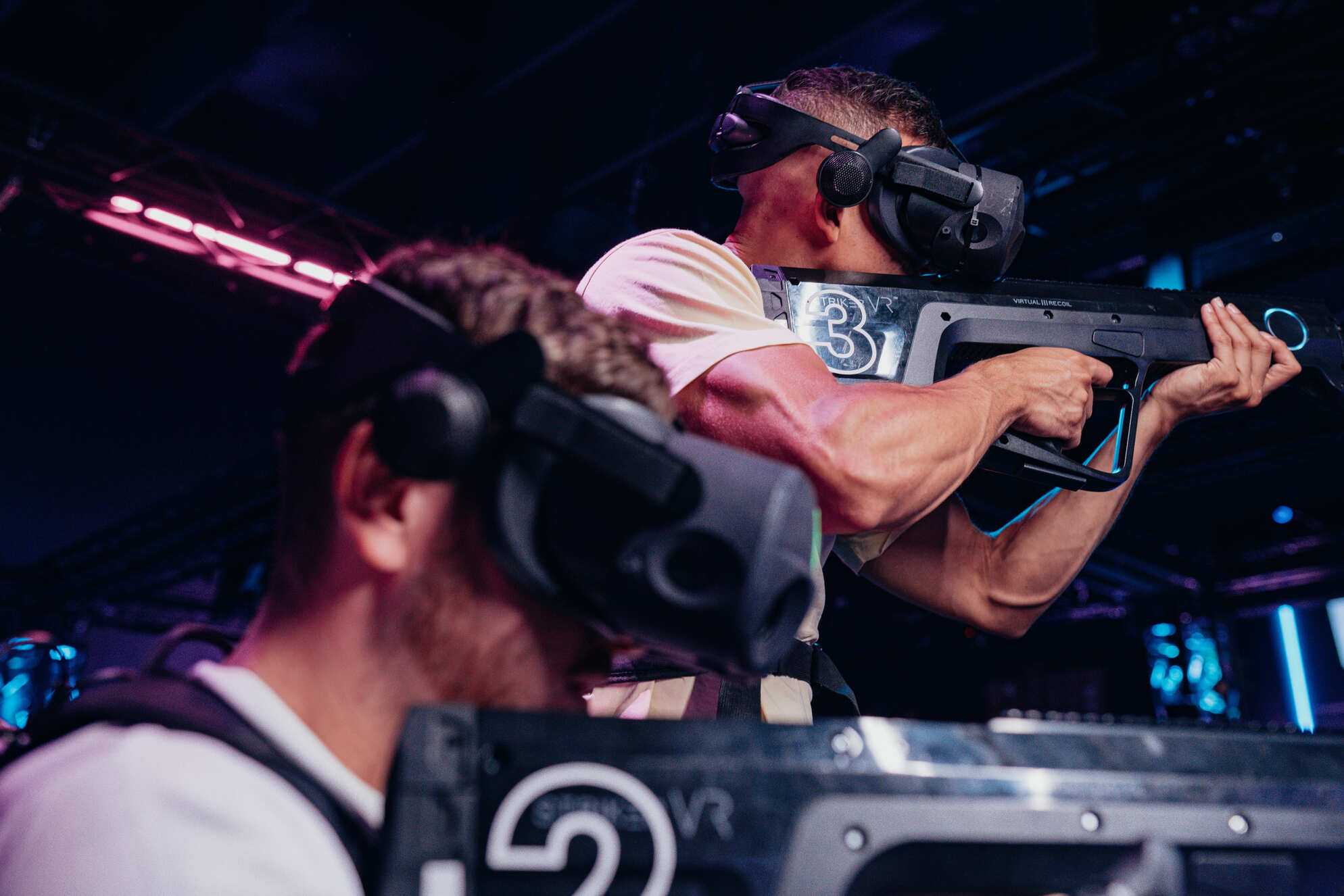 Wireless VR arena games