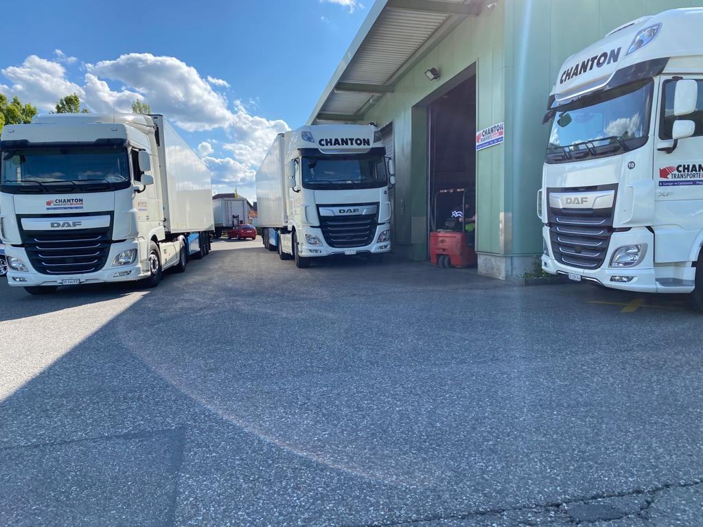 Werkstatt-Gebäude Chanton Transporte