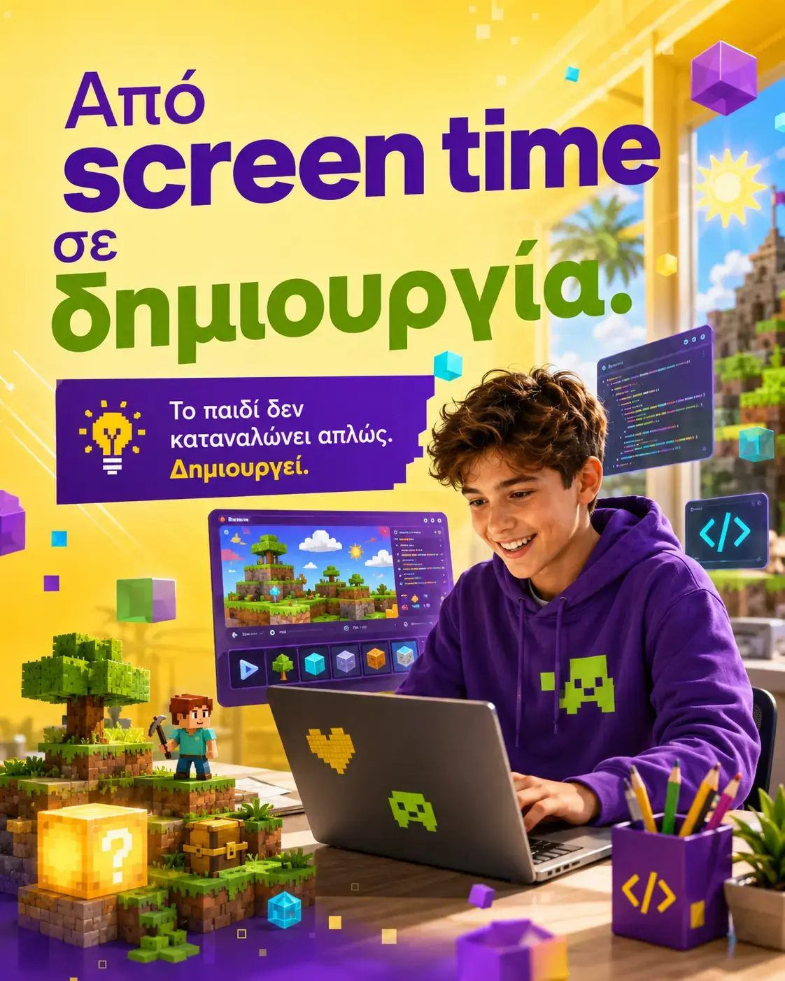 Από απλό screen time σε δημιουργικό καλοκαιρινό χρόνο