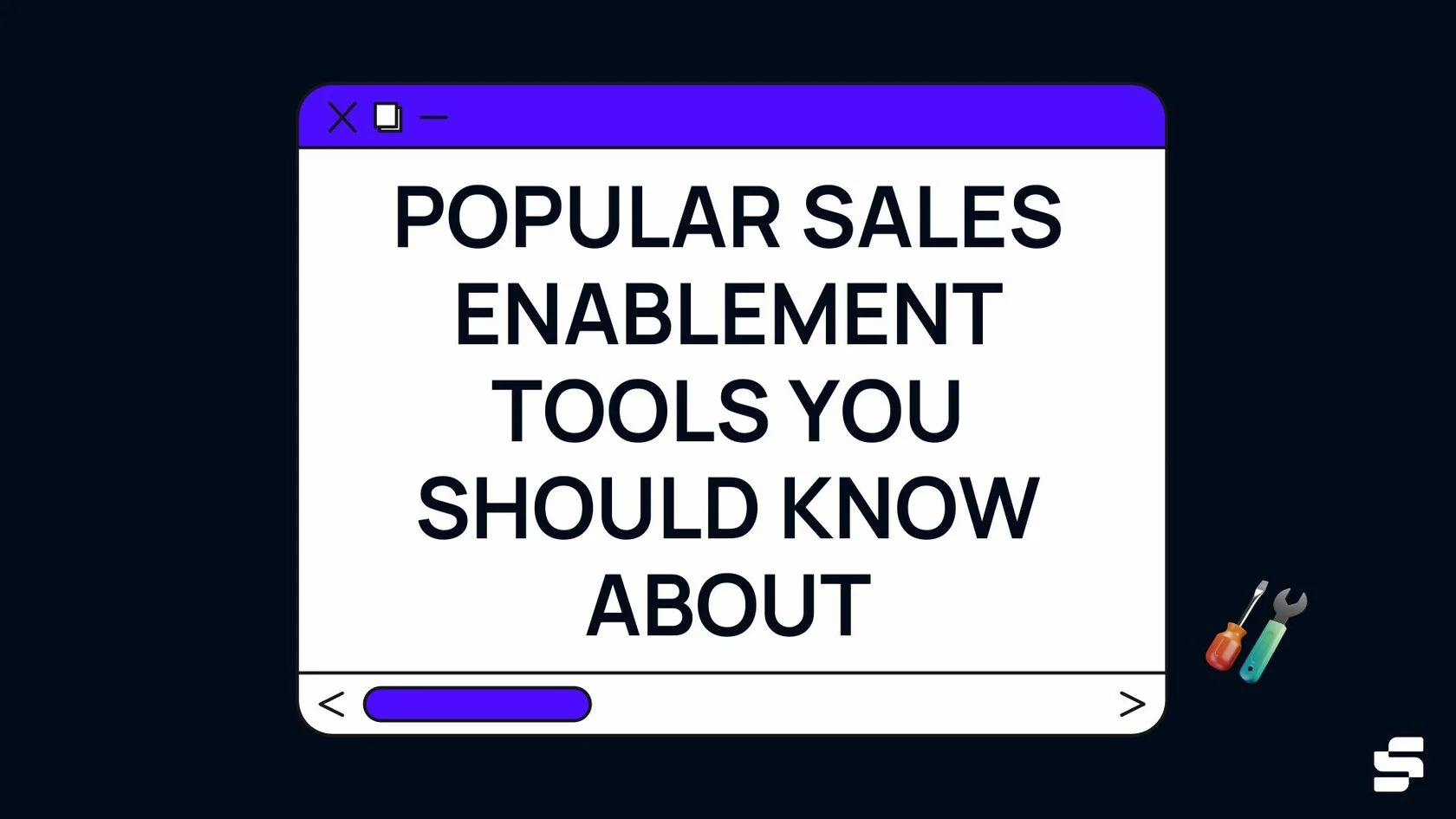 sales enablement tools cover photo