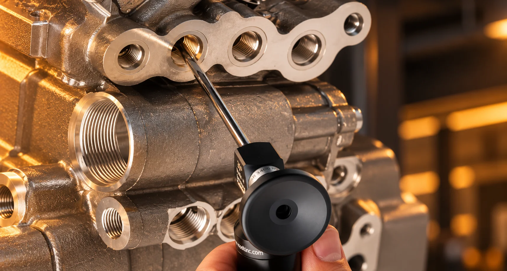 Borescope used for internal casting inspection