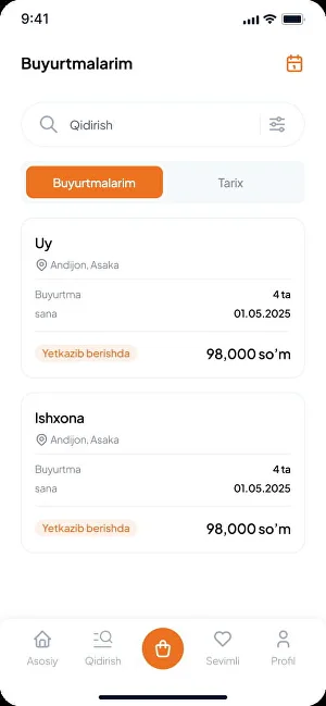 Qidiruv: natija topilmadi holati