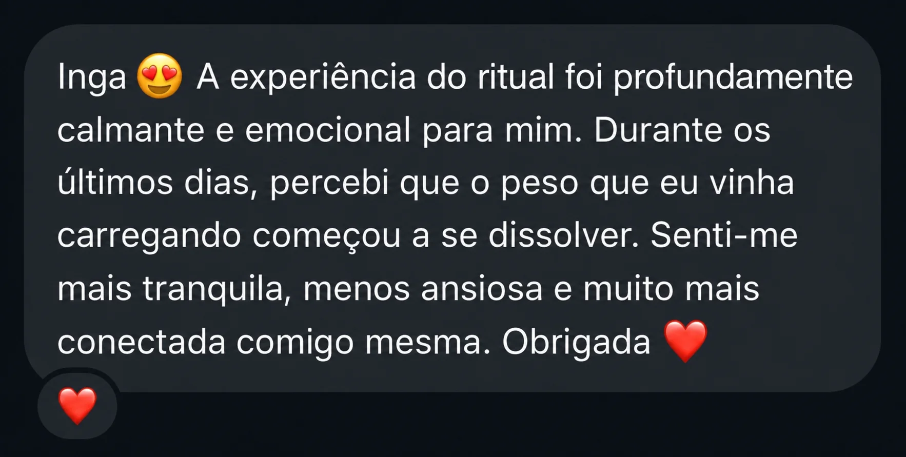 Testemunho de Mariana