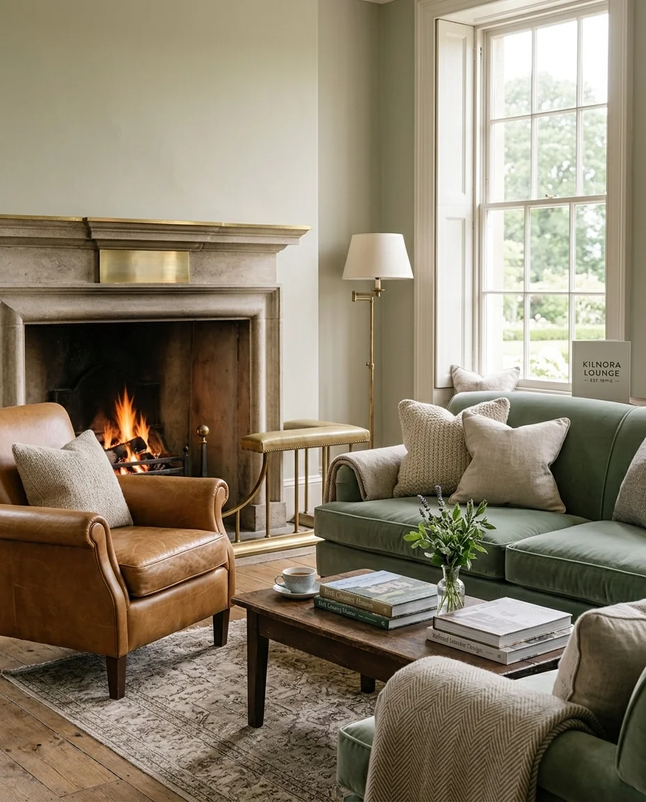 Living room inside Kilnora House