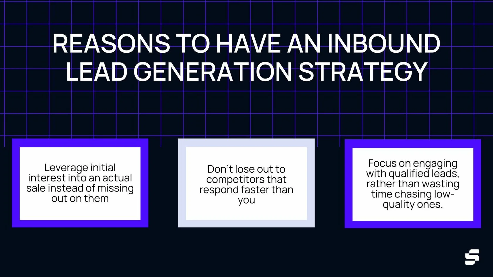 inbound lead generation strategy infographic
