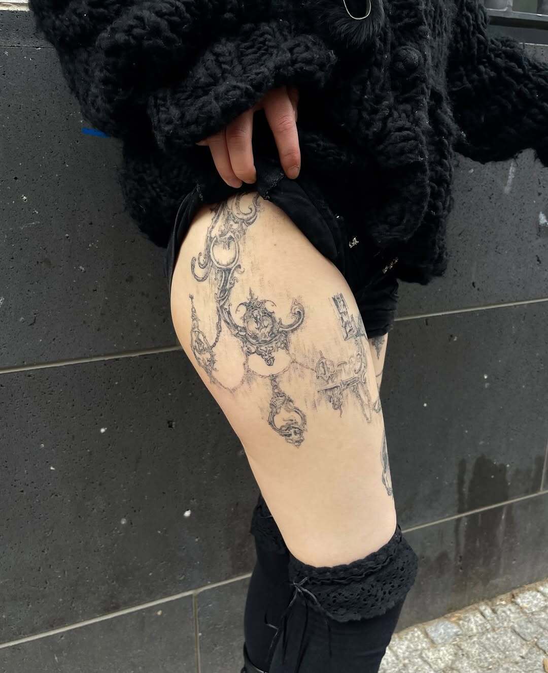 Abstrakt Tattoo von Misha – Arbeit 5