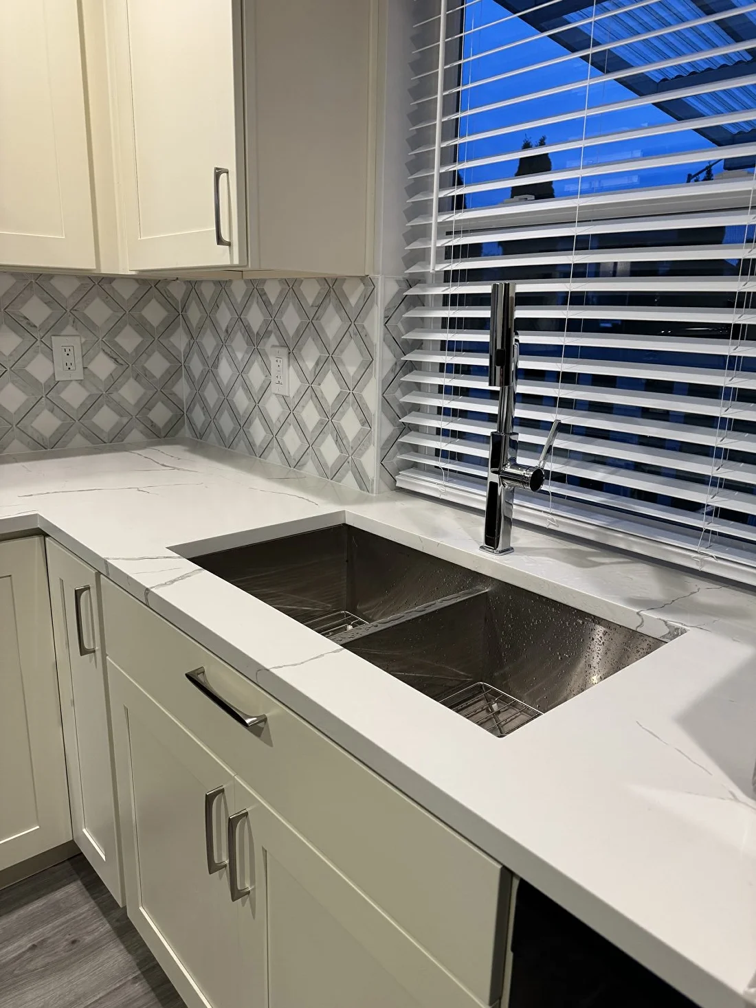 Sink and backsplash detail