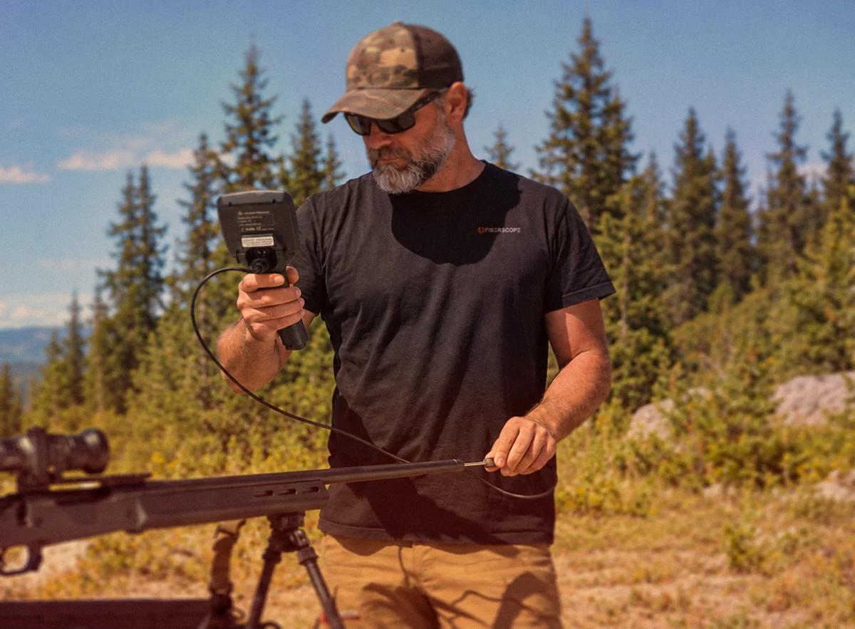 Rifle borescope inspection