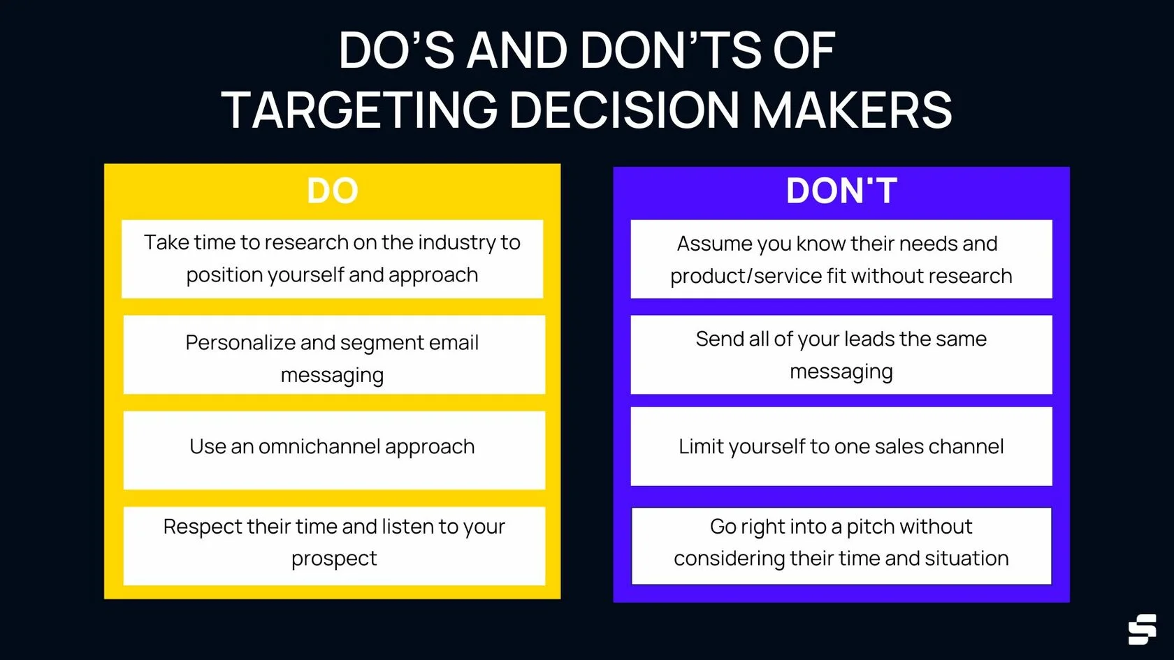 decision maker infographic