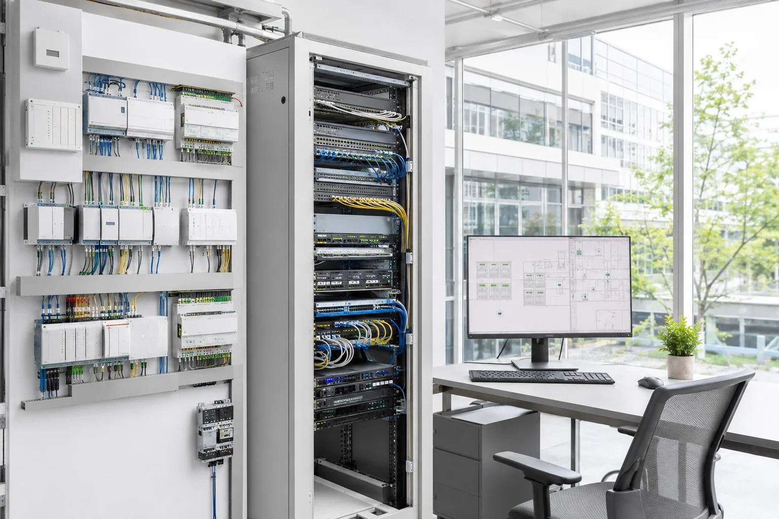 Automation controllers connected with enterprise IT infrastructure