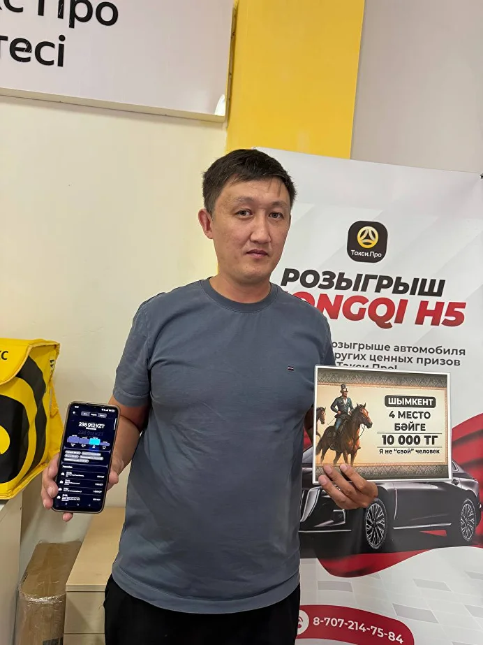 Победитель 1 — вручение приза