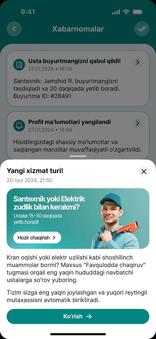 To'lov ekrani