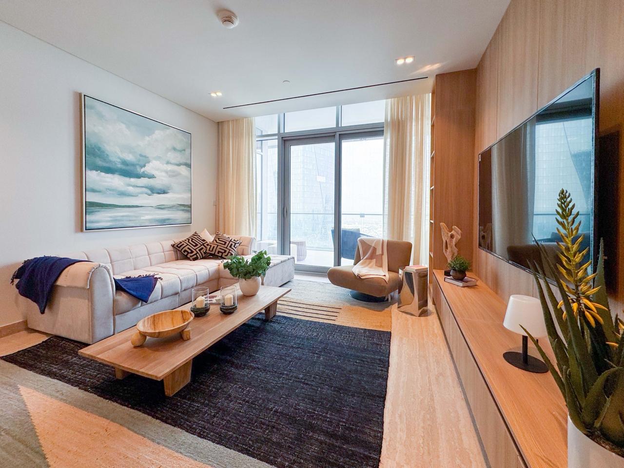 Living area after renovation