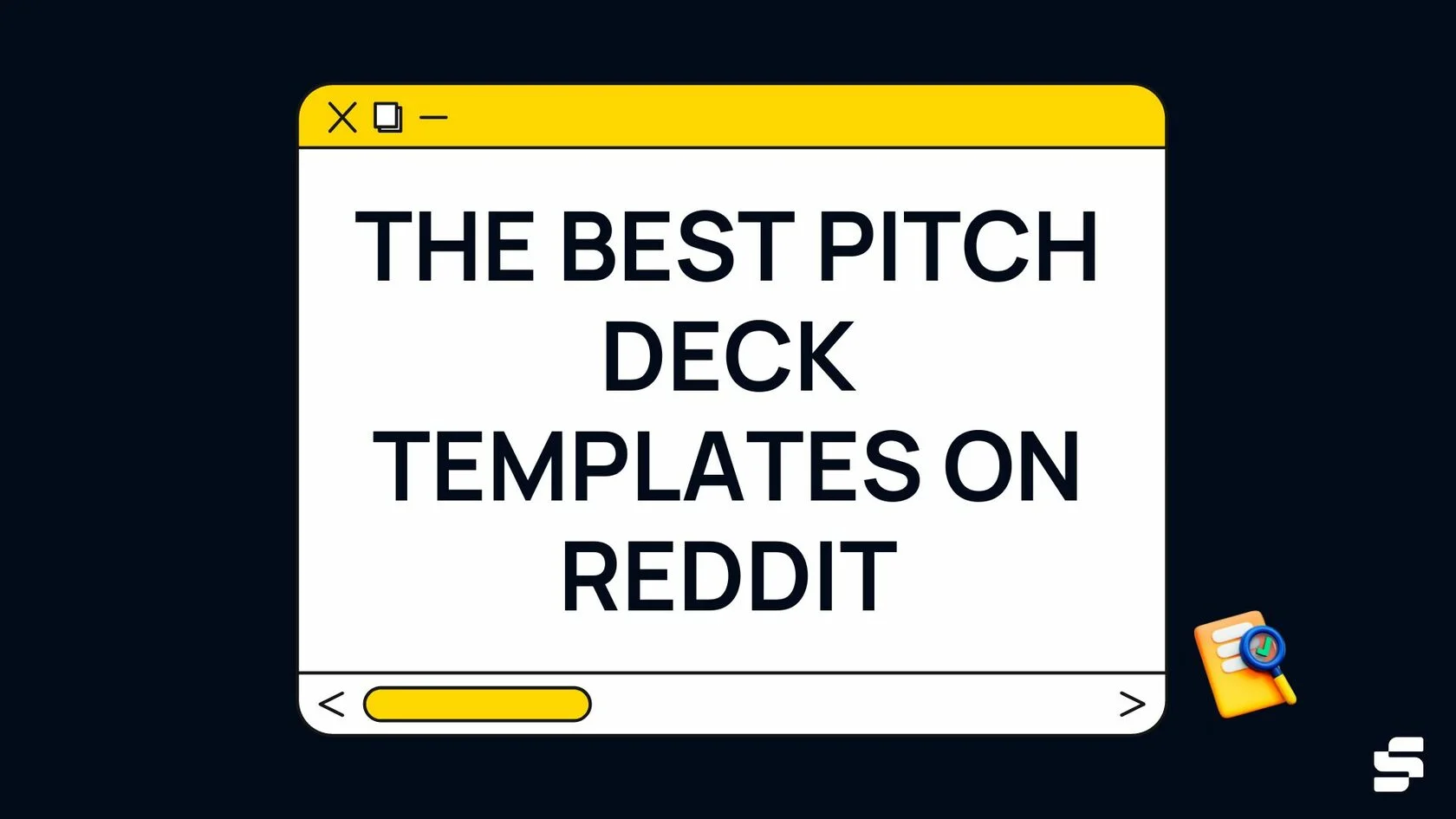 The Best Pitch Deck Template on Reddit cover