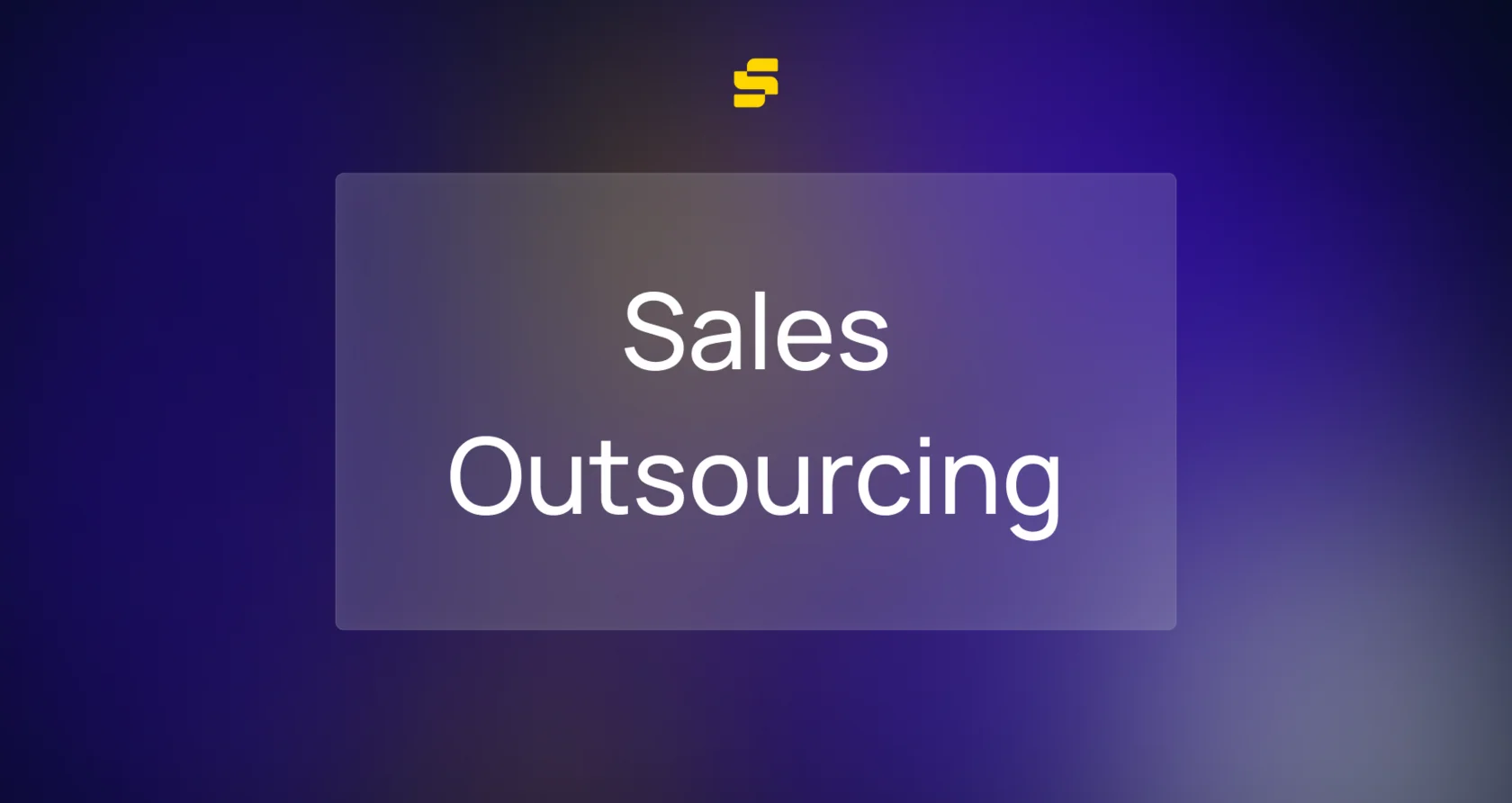 sales outsourcing