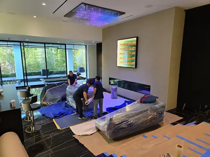 Living room setup