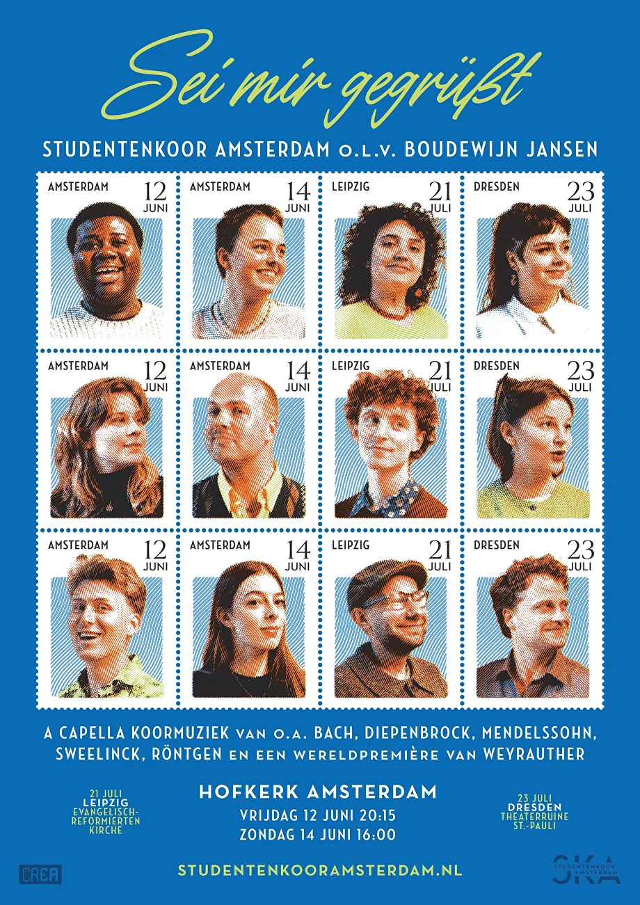 Sei mir gegrüßt concert poster